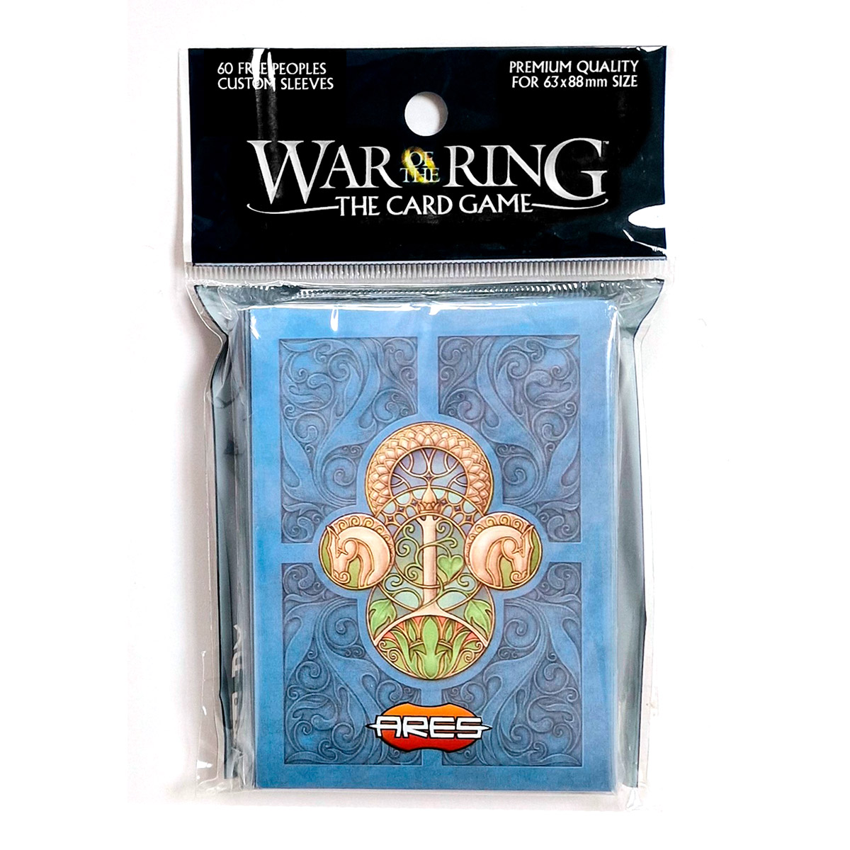 Ares Games V&aacute;lka o prsten: Karetn&iacute; hra - obaly pro karty Svobodn&yacute;ch n&aacute;rodů (War of the Ring Free Peoples Custom Sleeves)