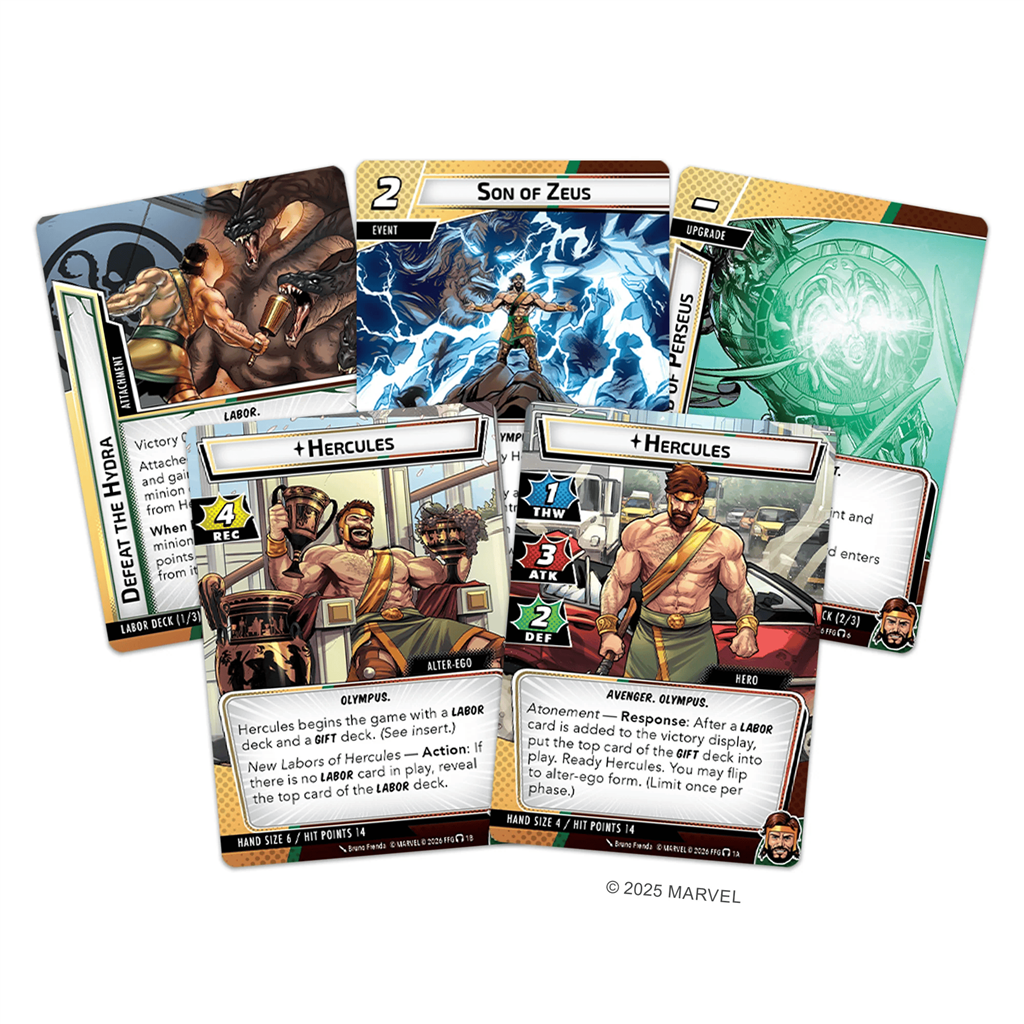Fantasy Flight Games Marvel Champions: The Card Game - Hercules Hero Pack