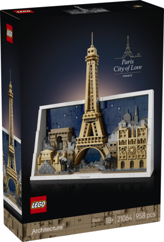 LEGO LEGO® Architecture Paříž – město lásky 21064 (Paris – City of Love)