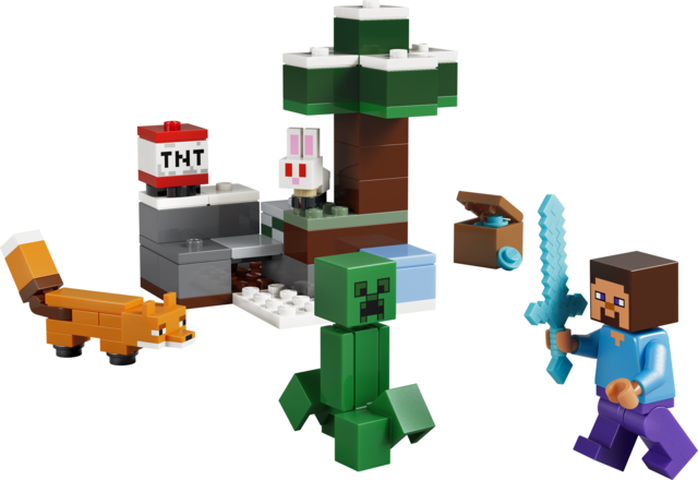 LEGO LEGO® Minecraft® Steve a dobrodružství v tajze 21583