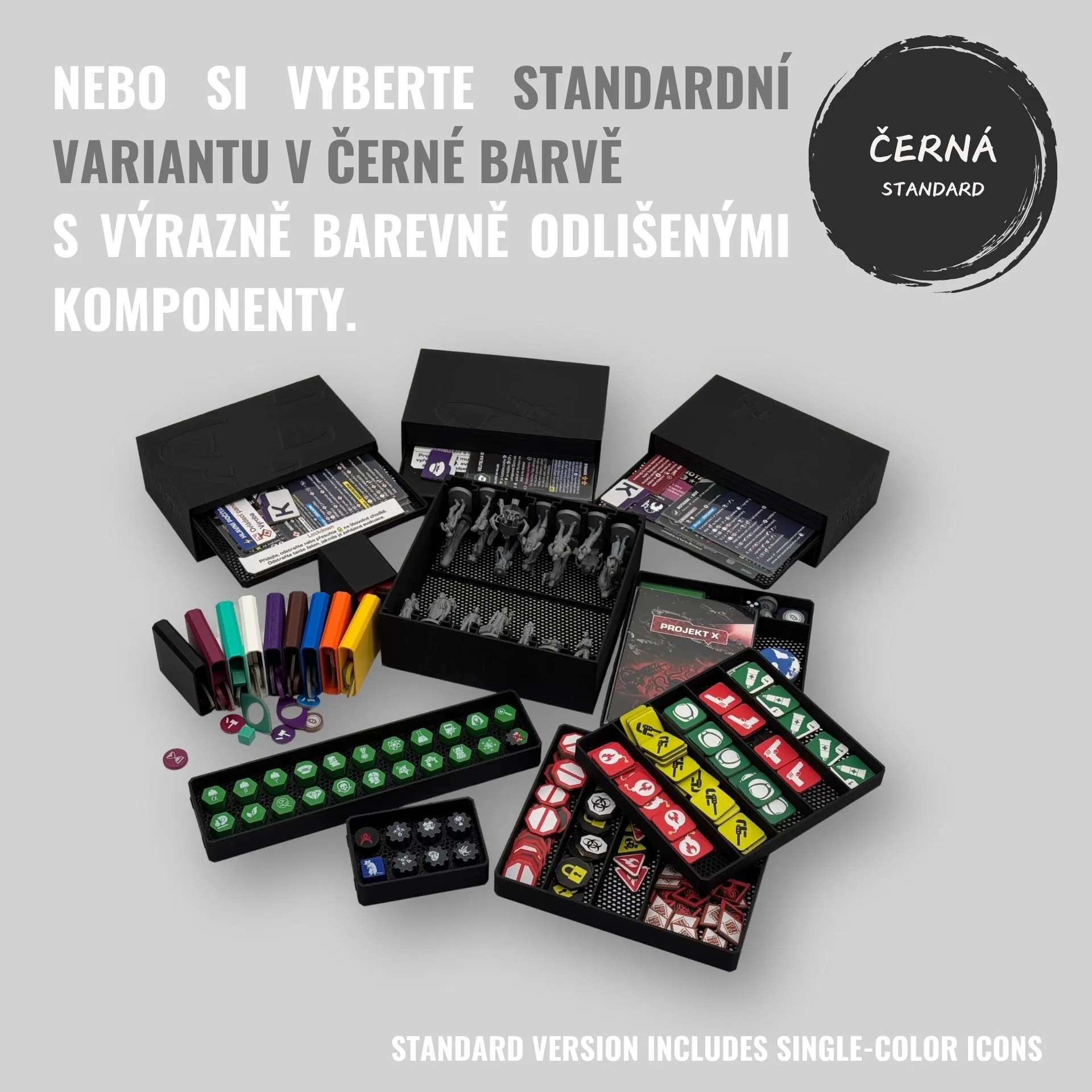 Woodneq Zk&aacute;za na orbitě - varianta se standees - INSERT do hry Varianta: Čern&aacute; NEN&Iacute; HRA! Insert: Stationfall