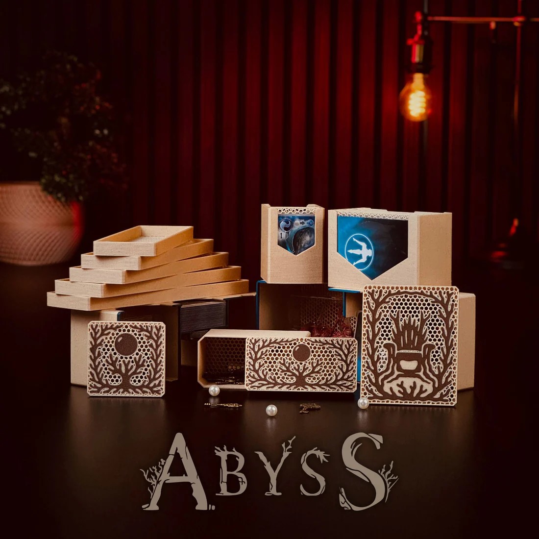Woodneq Abyss - INSERT do hry Varianta: Deluxe dřevo NEN&Iacute; HRA! Insert: Abyss and expansions