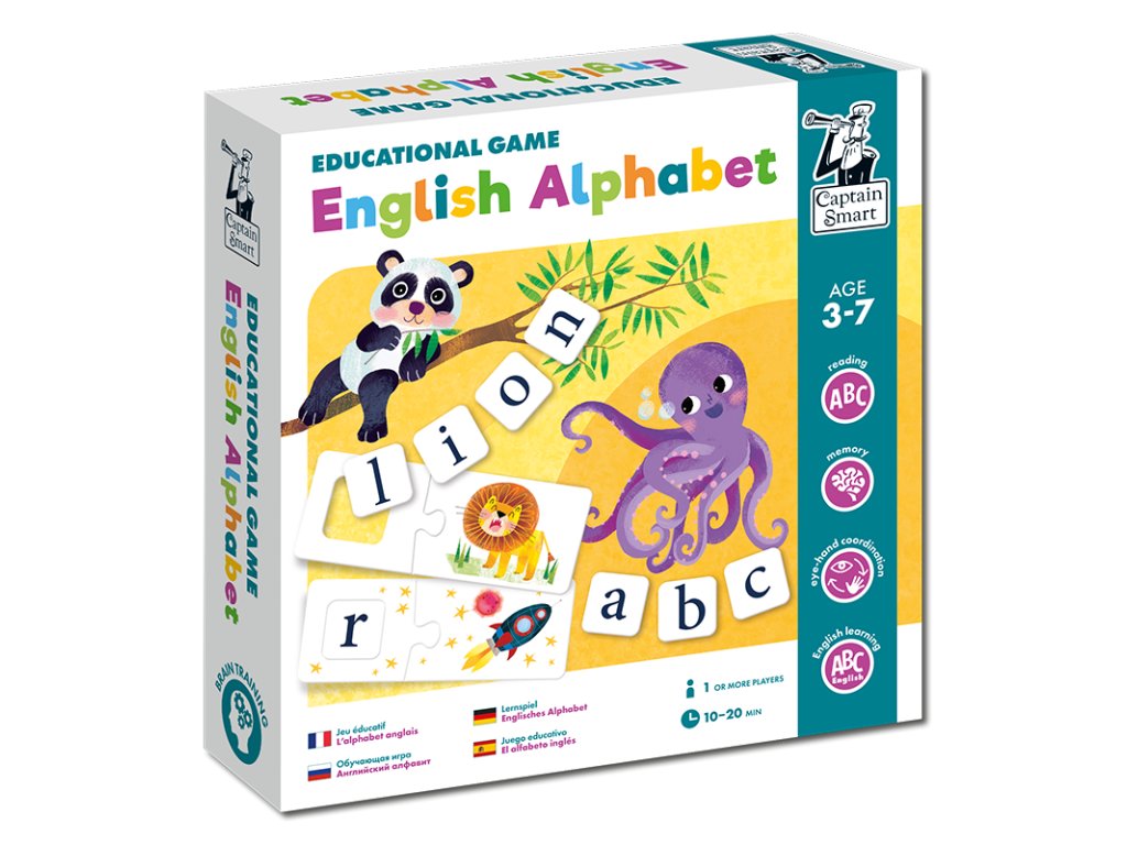 4bambini Captain Smart - Anglická abeceda