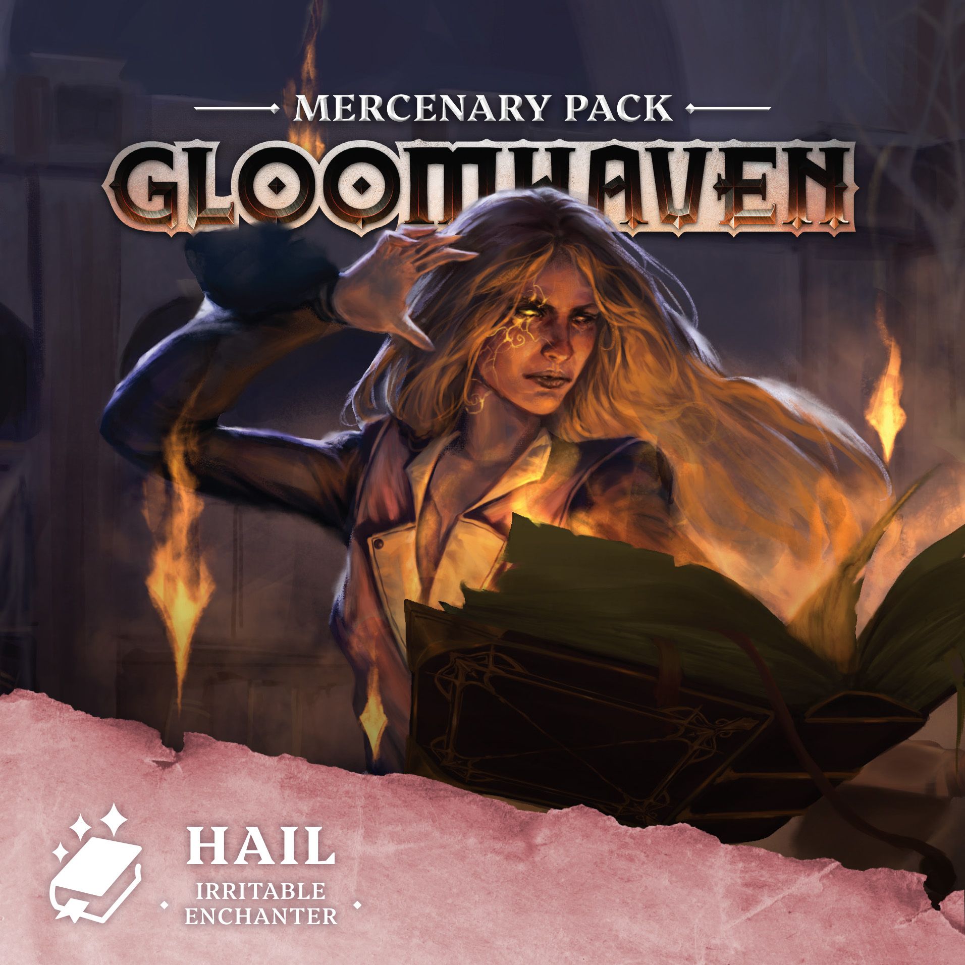 Cephalofair Games Gloomhaven: Mercenary Pack – Hail, Irritable Enchanter
