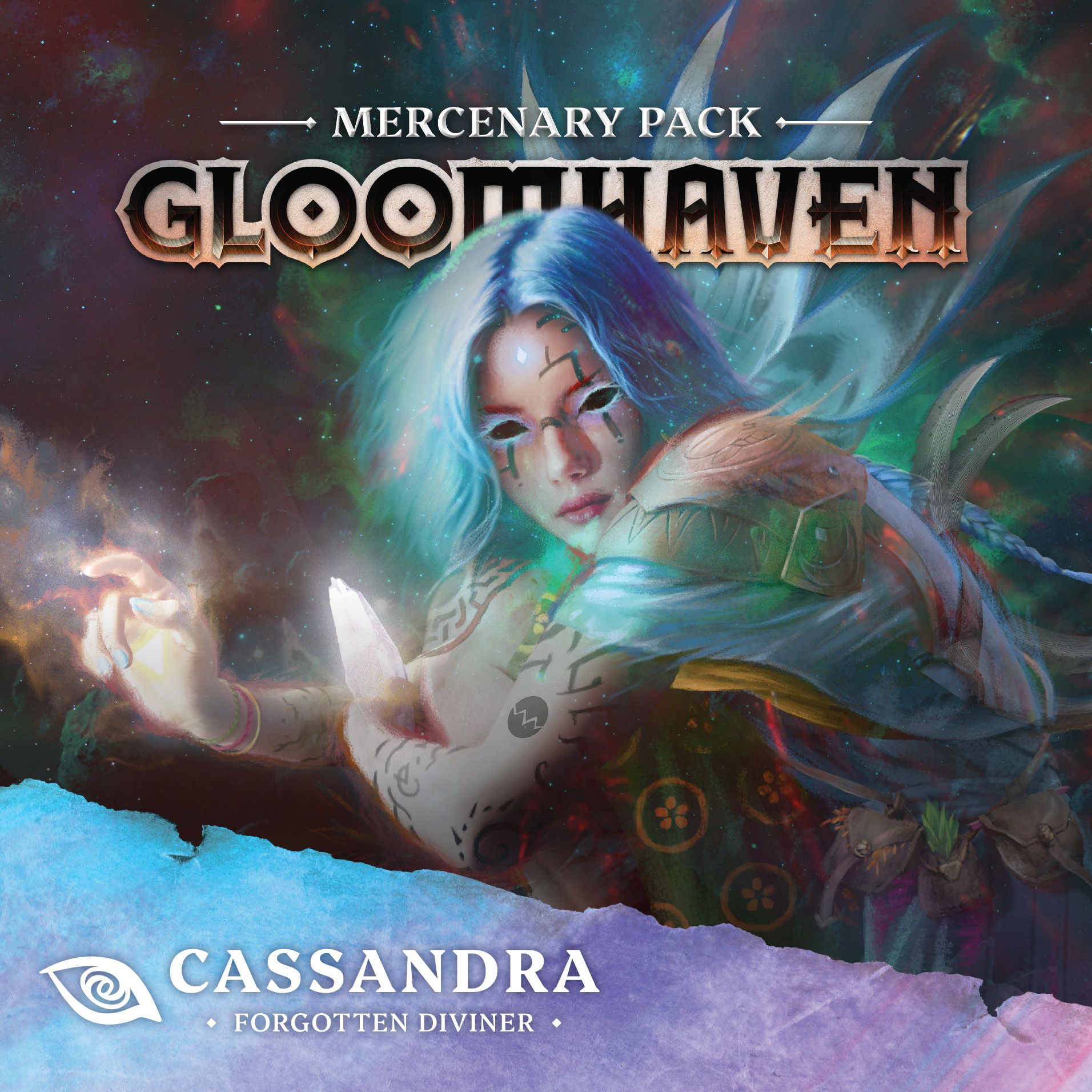 Cephalofair Games Gloomhaven: Mercenary Pack – Cassandra, Forgotten Diviner