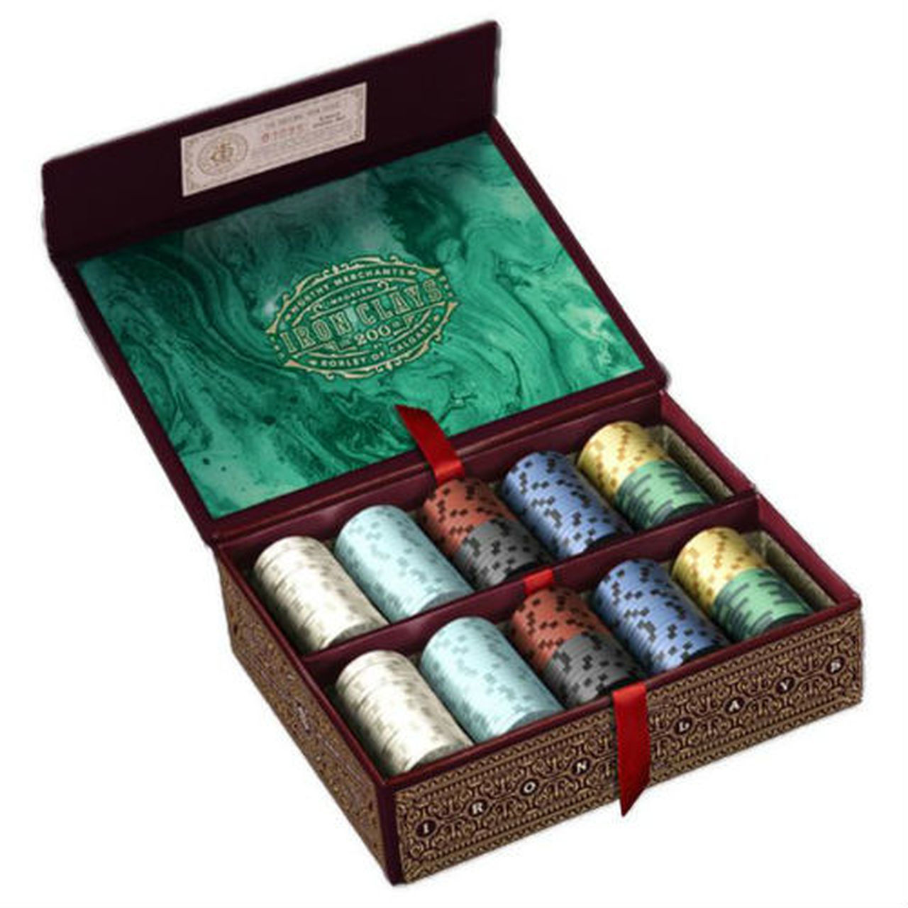 Roxley Games Poškozené - Iron Clays 200 Printed box with chips