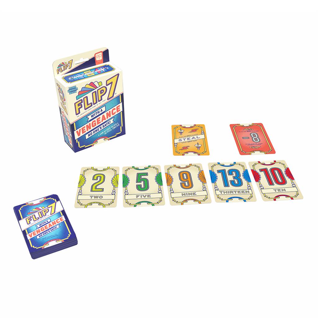 USAopoly Flip 7: With a Vengeance Frontdepot 5ks
