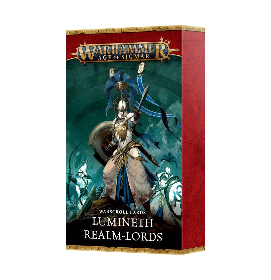 Games Workshop Warhammer Age of Sigmar: Warscroll Cards: Lumineth Realm-lords