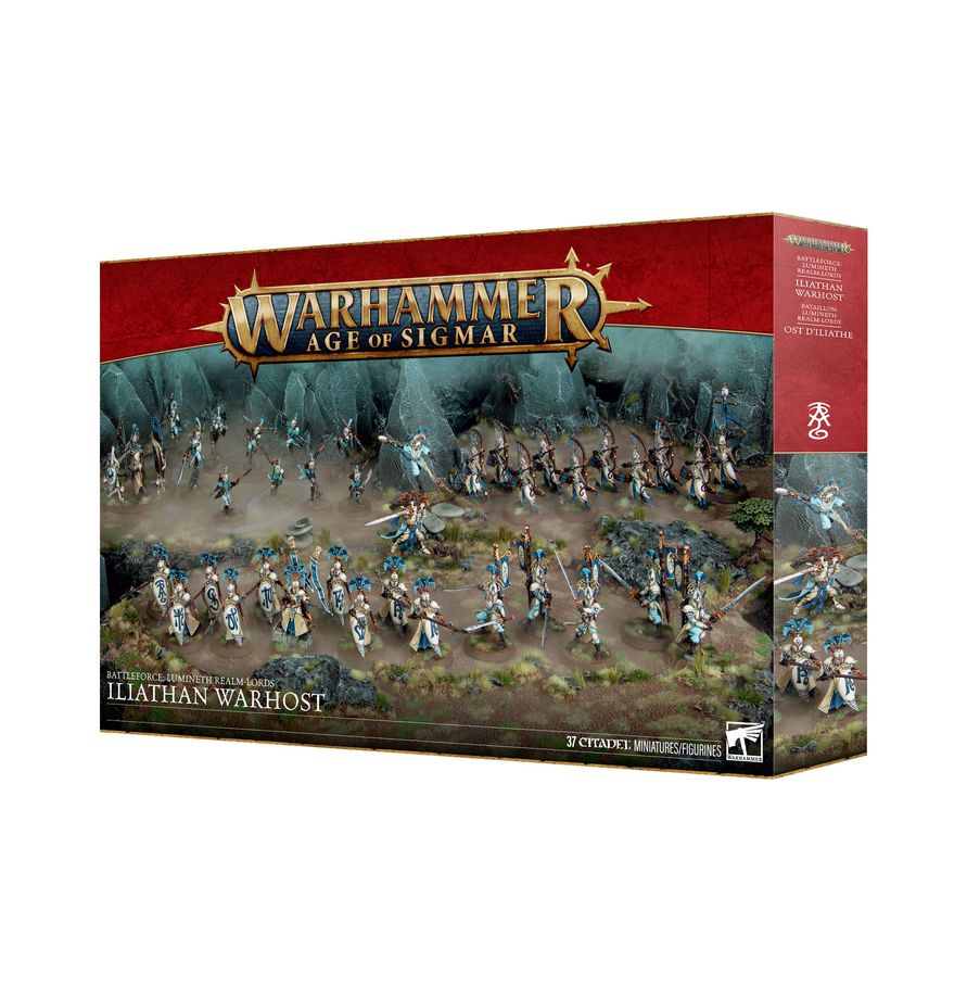 Games Workshop Warhammer Age of Sigmar: Battleforce: Lumineth Realm-lords – Iliathan Warhost