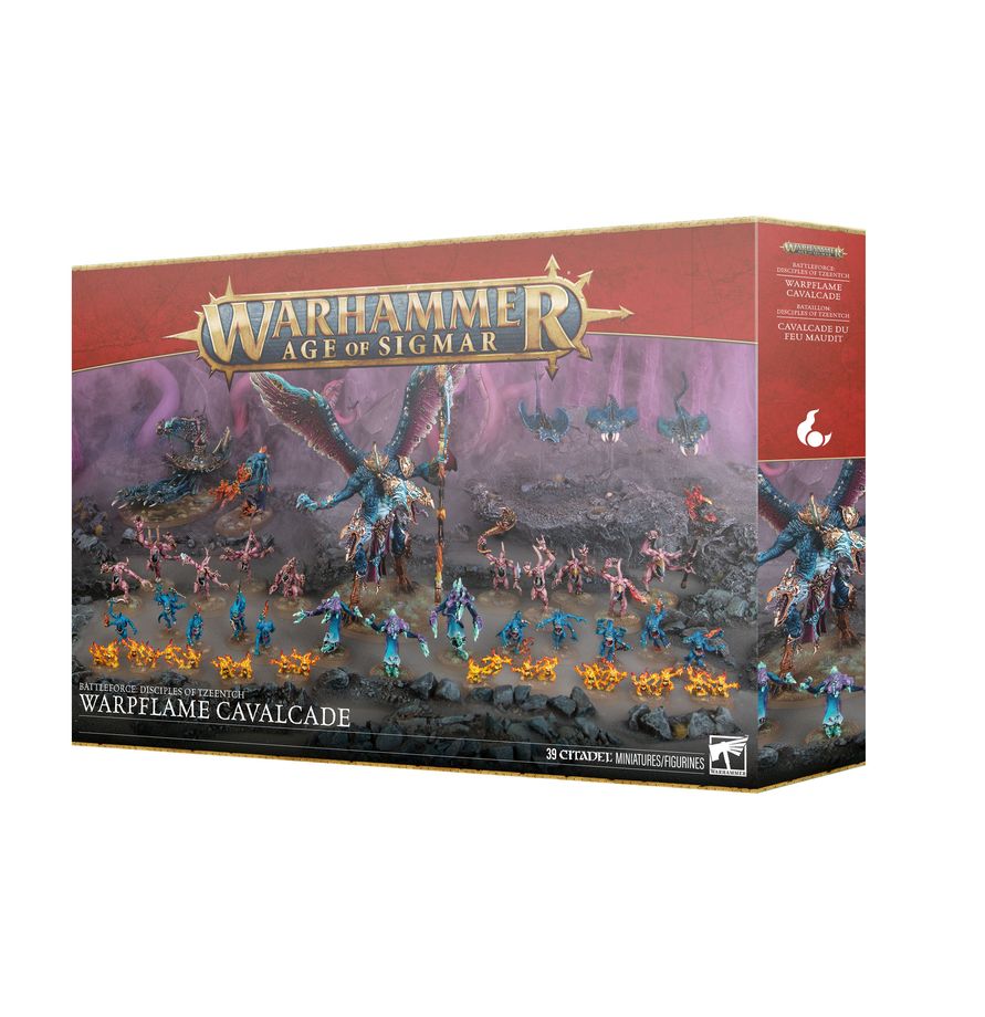 Games Workshop Age of Sigmar: Battleforce: Disciples of Tzeentch – Warpflame Cavalcade
