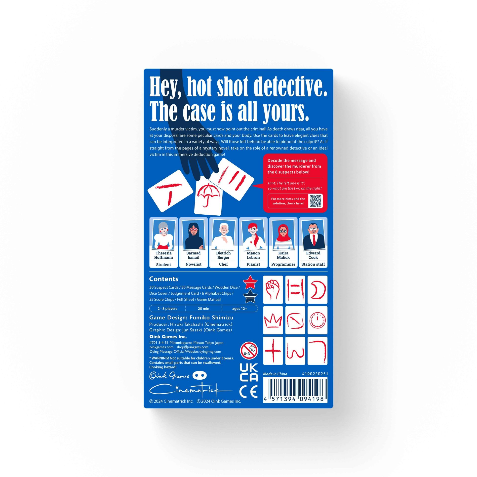 Oink Games Inc Dying Message - EN