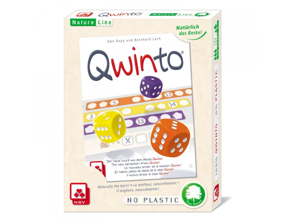 NSV (Nürnberger-Spielkarten-Verlag) Qwinto (Natureline) - kostková hra