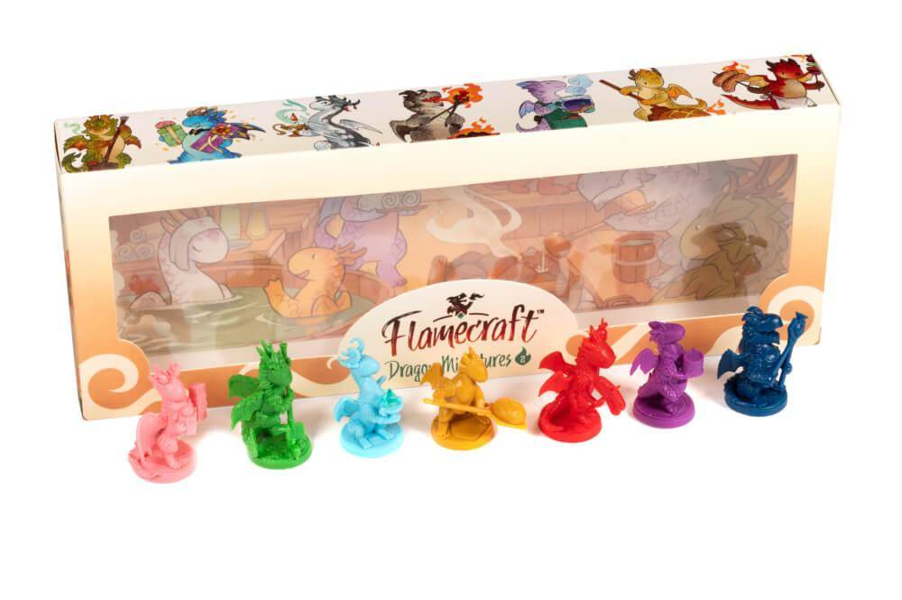Lucky Duck Games Flamecraft: Dragon Miniatures (Series 2)