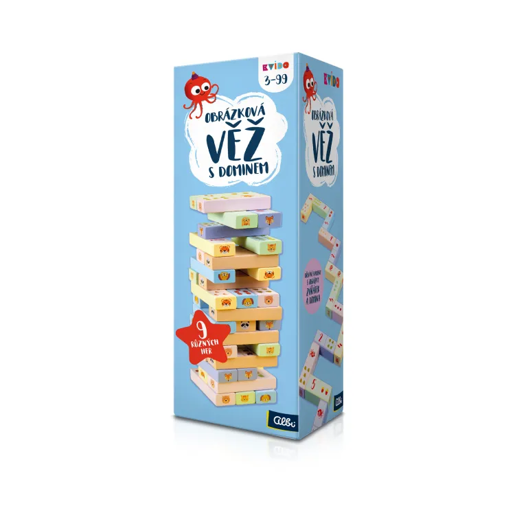 Albi Kvído - Obrázková věž s dominem