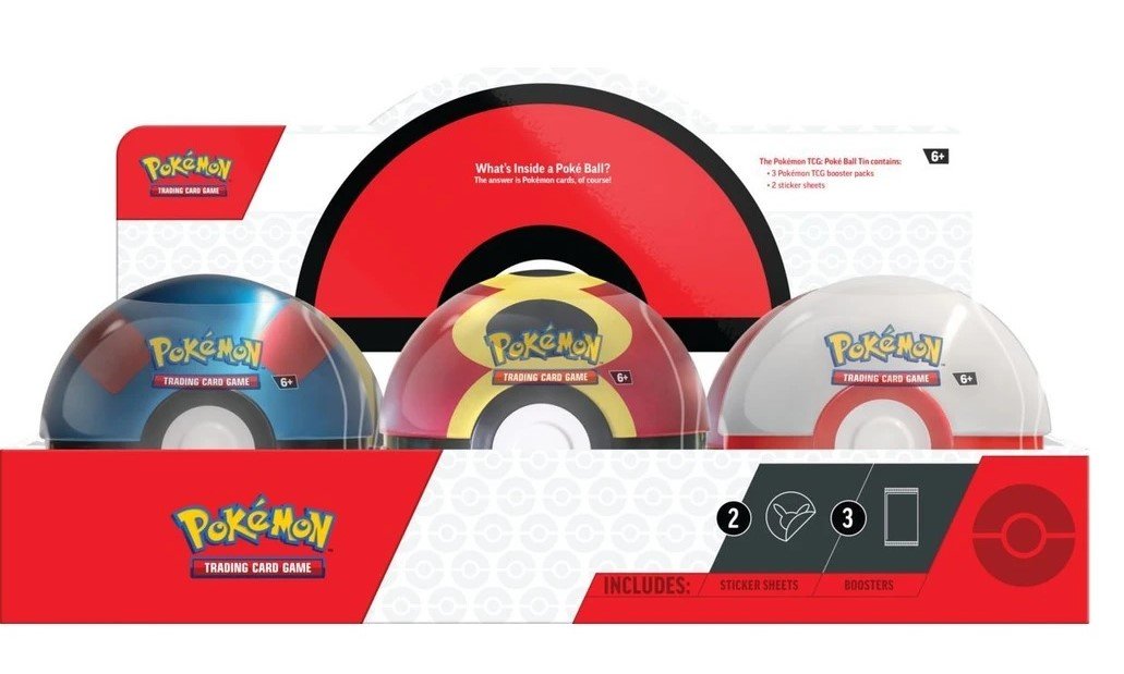 Nintendo Pokémon TCG: Poké Ball Tin 2025