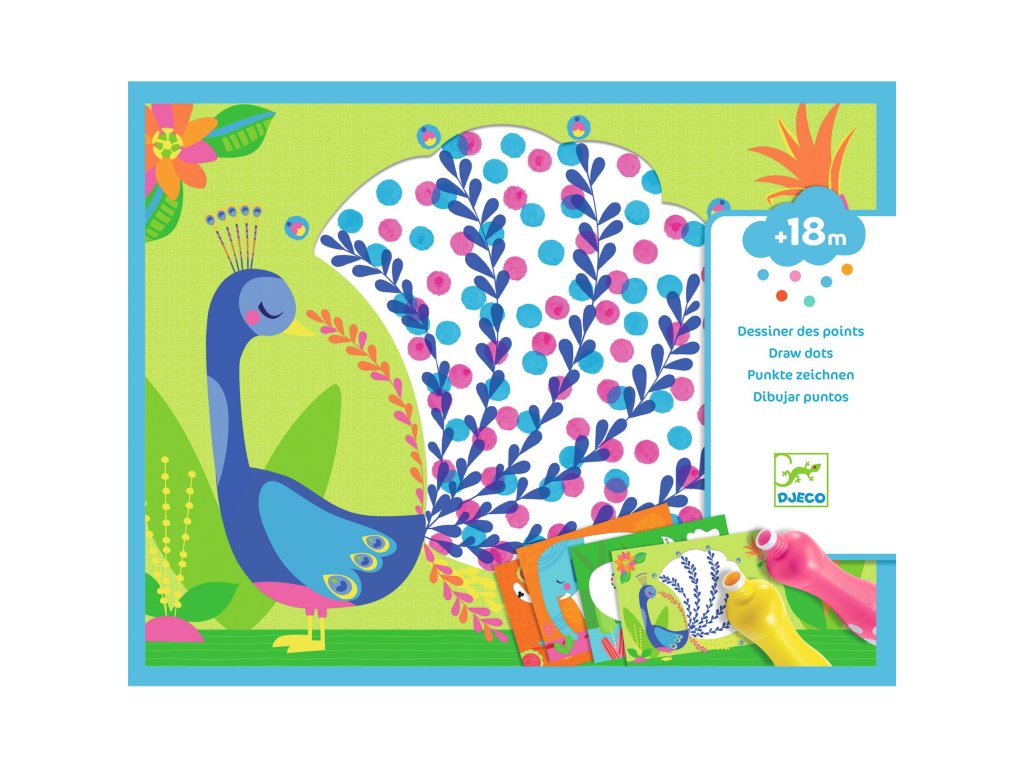 Djeco Sada malování pro nejmenší: Tečky
