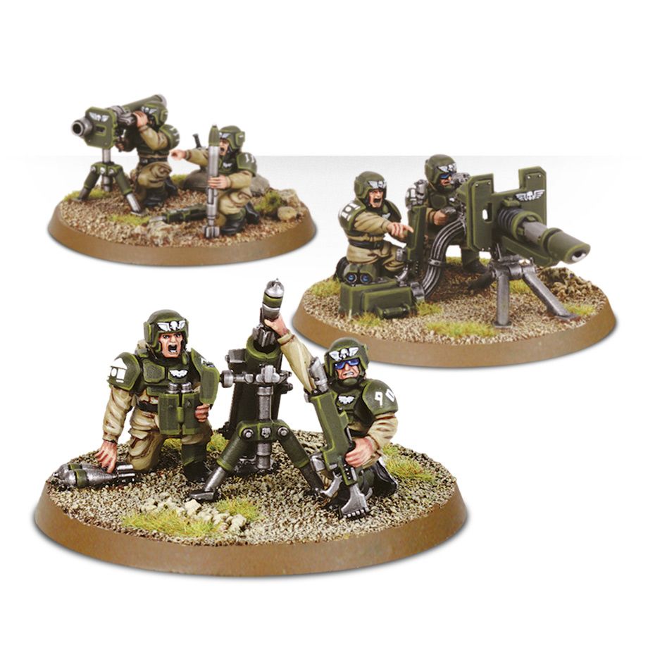 Games Workshop Astra Militarum: Cadian Heavy Weapons Squad Obrázek