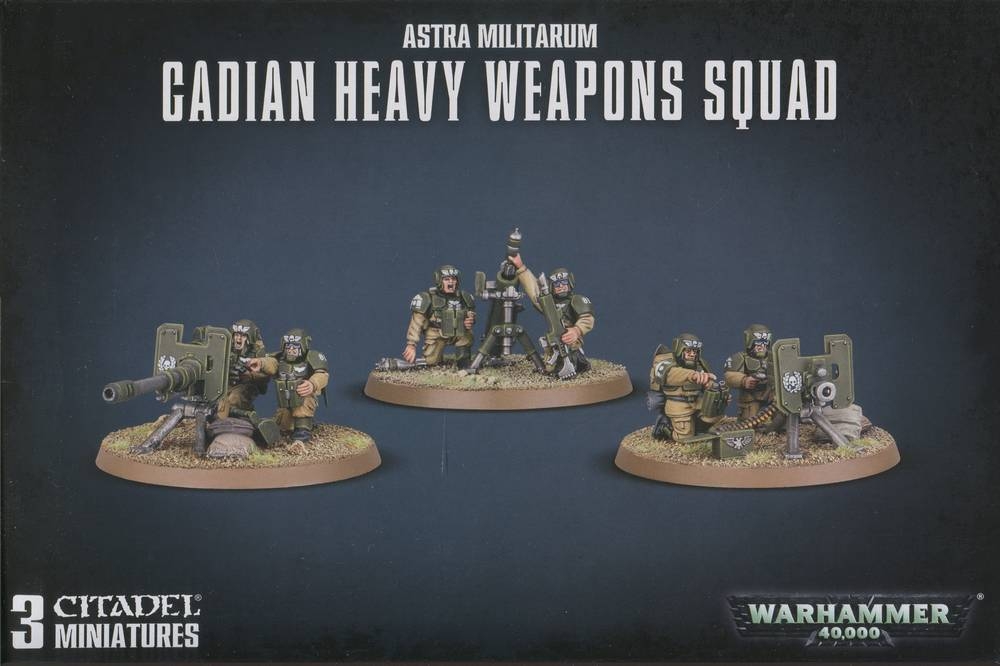 Games Workshop Astra Militarum: Cadian Heavy Weapons Squad