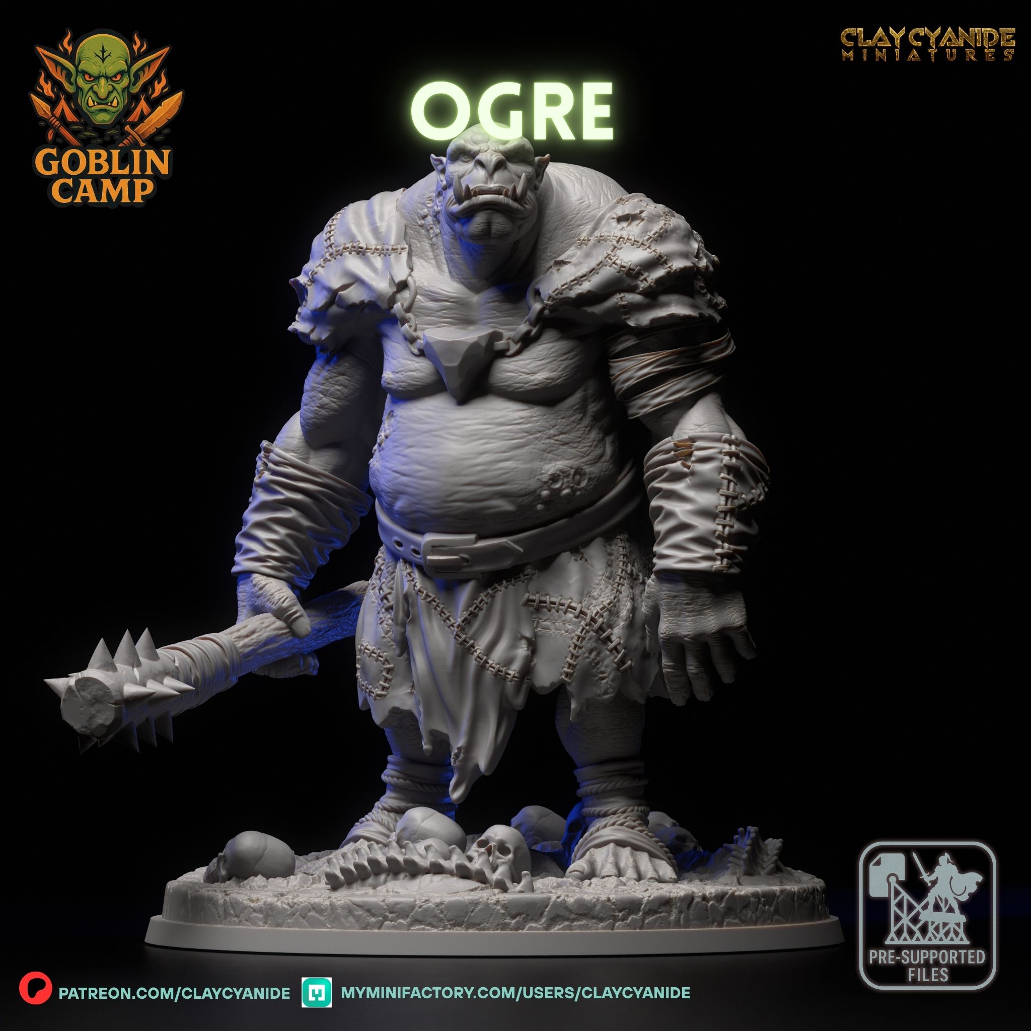 Clay Cyanide Miniatures Clay Ogre 1