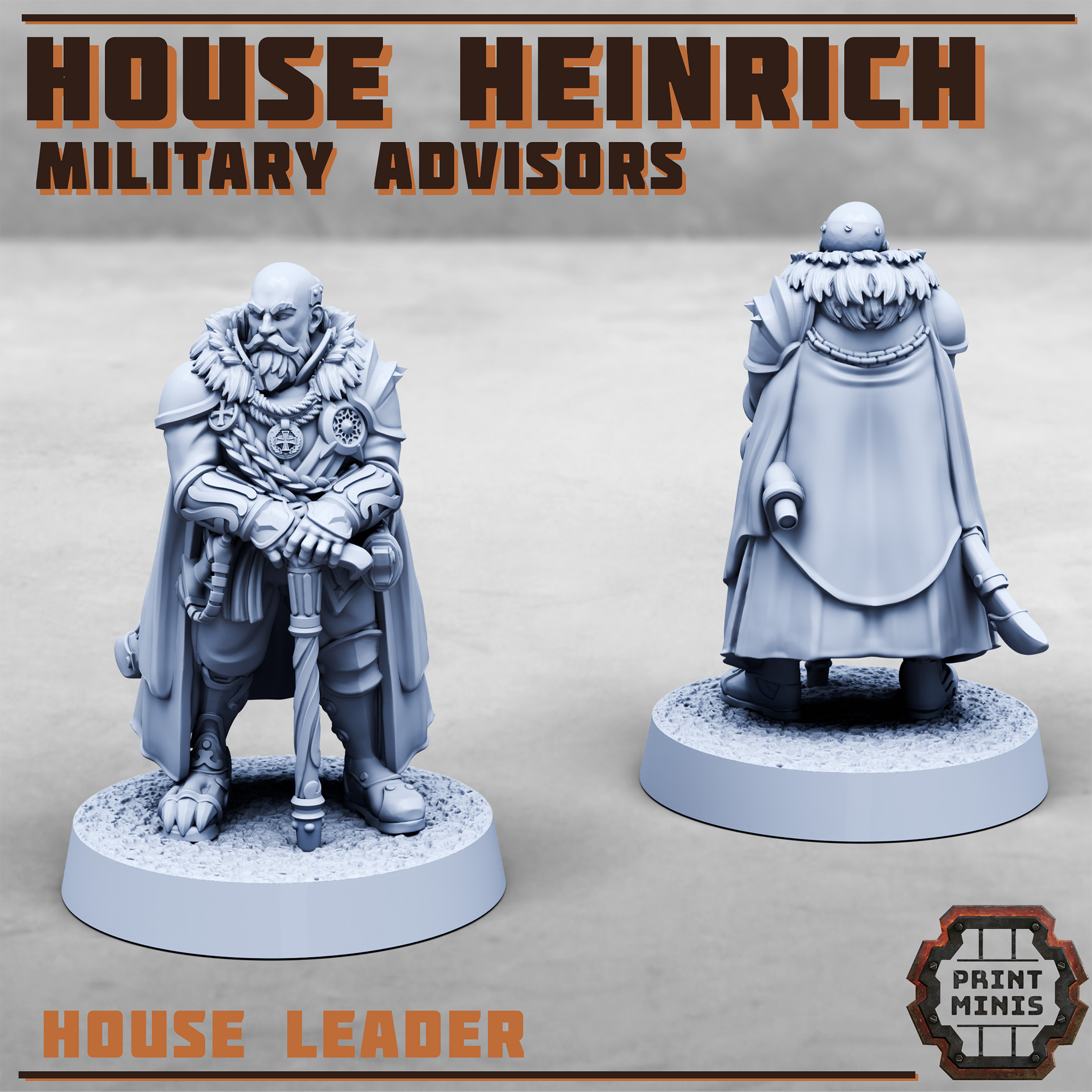 Print Minis House Heinrich - Military Advisors