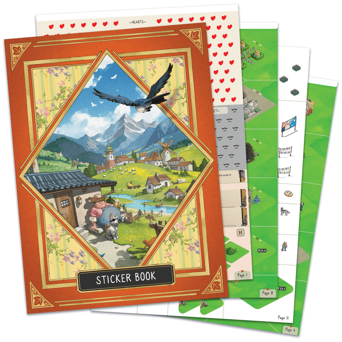 Unexpected Games Cozy Stickerville