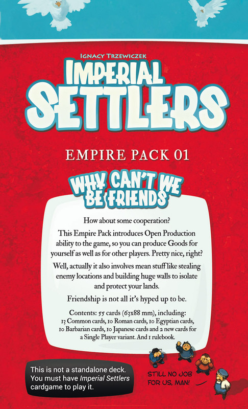 Portal Imperial Settlers: Why can't we be friends?