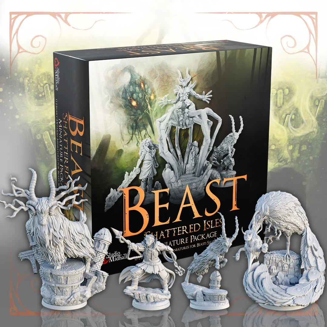 TLAMA games Bestie: Roztříštěné ostrovy - sada plastových figurek