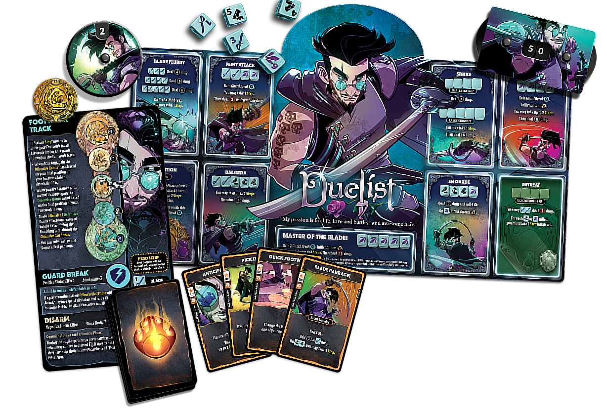 Roxley Games Dice Throne: Hero Pack Duellist
