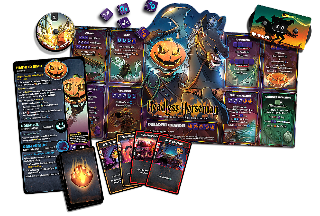 Roxley Games Dice Throne: Hero Pack Headless Horseman