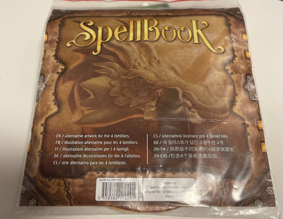 Space Cowboys SpellBook: Alternative Artwork Familiar Boards