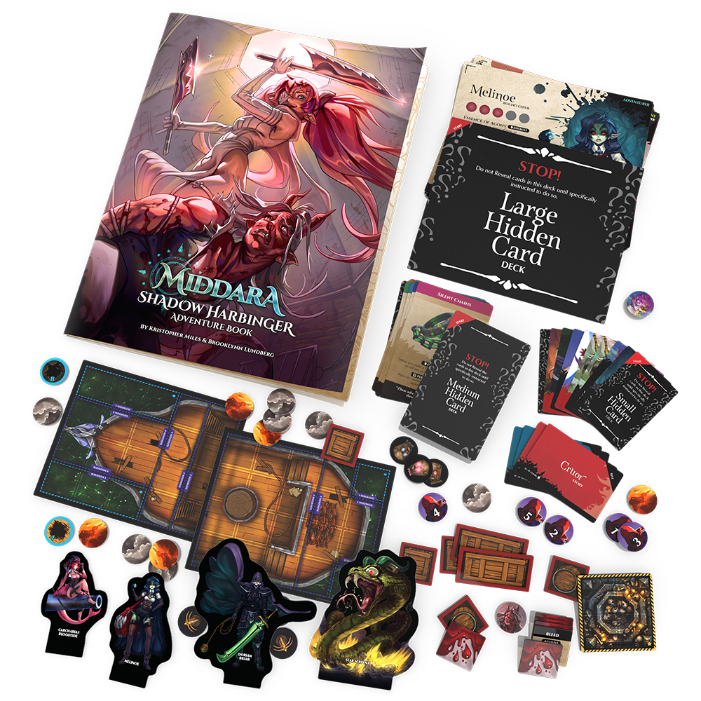 Succubus Publishing Middara Shadow Harbinger Adventure Book