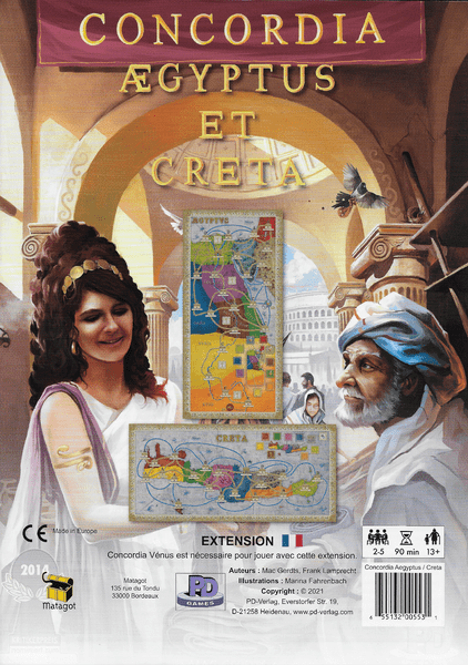 Levně Matagot Concordia: Aegyptus/Creta FR