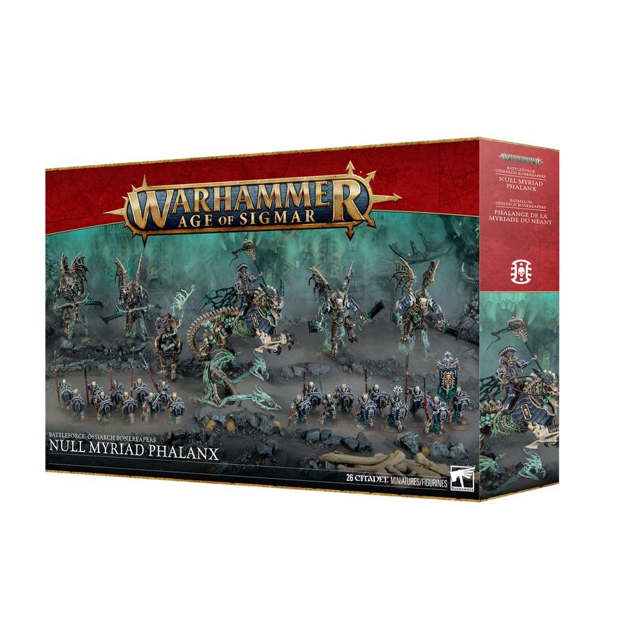 Games Workshop Age of Sigmar: Battleforce: Ossiarch Bonereapers – Null Myriad Phalanx