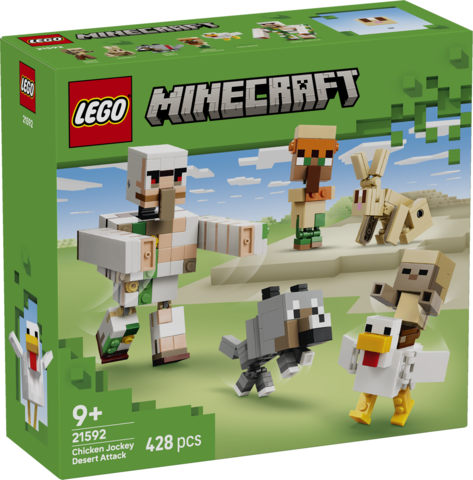 LEGO LEGO® Minecraft® Kuřecí žokej a útok v poušti 21592
