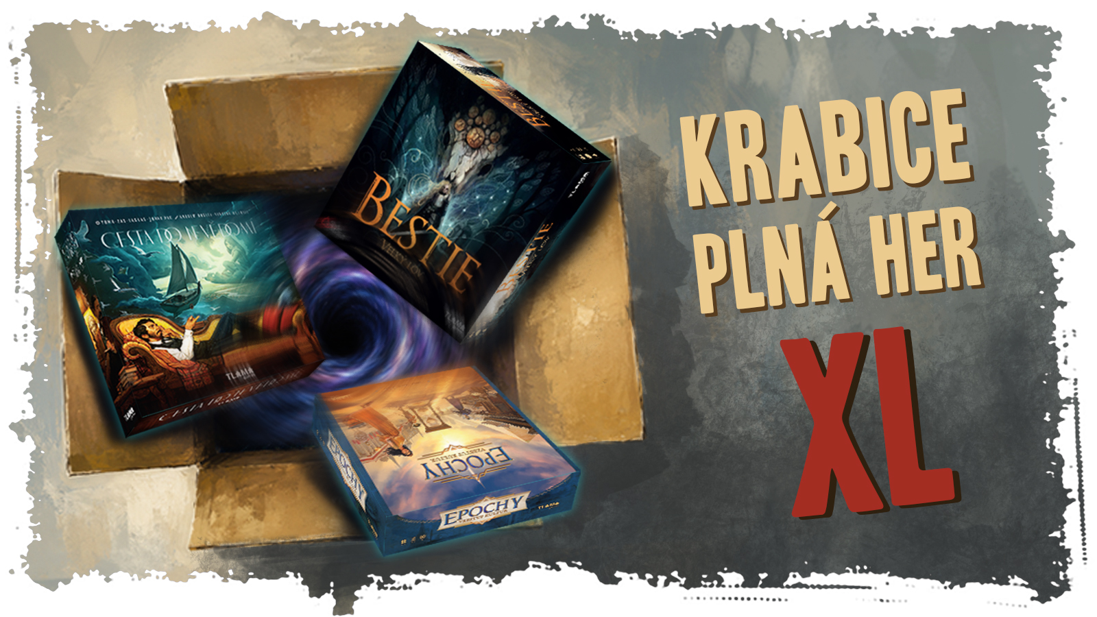 TLAMA games Krabice plná her - XL