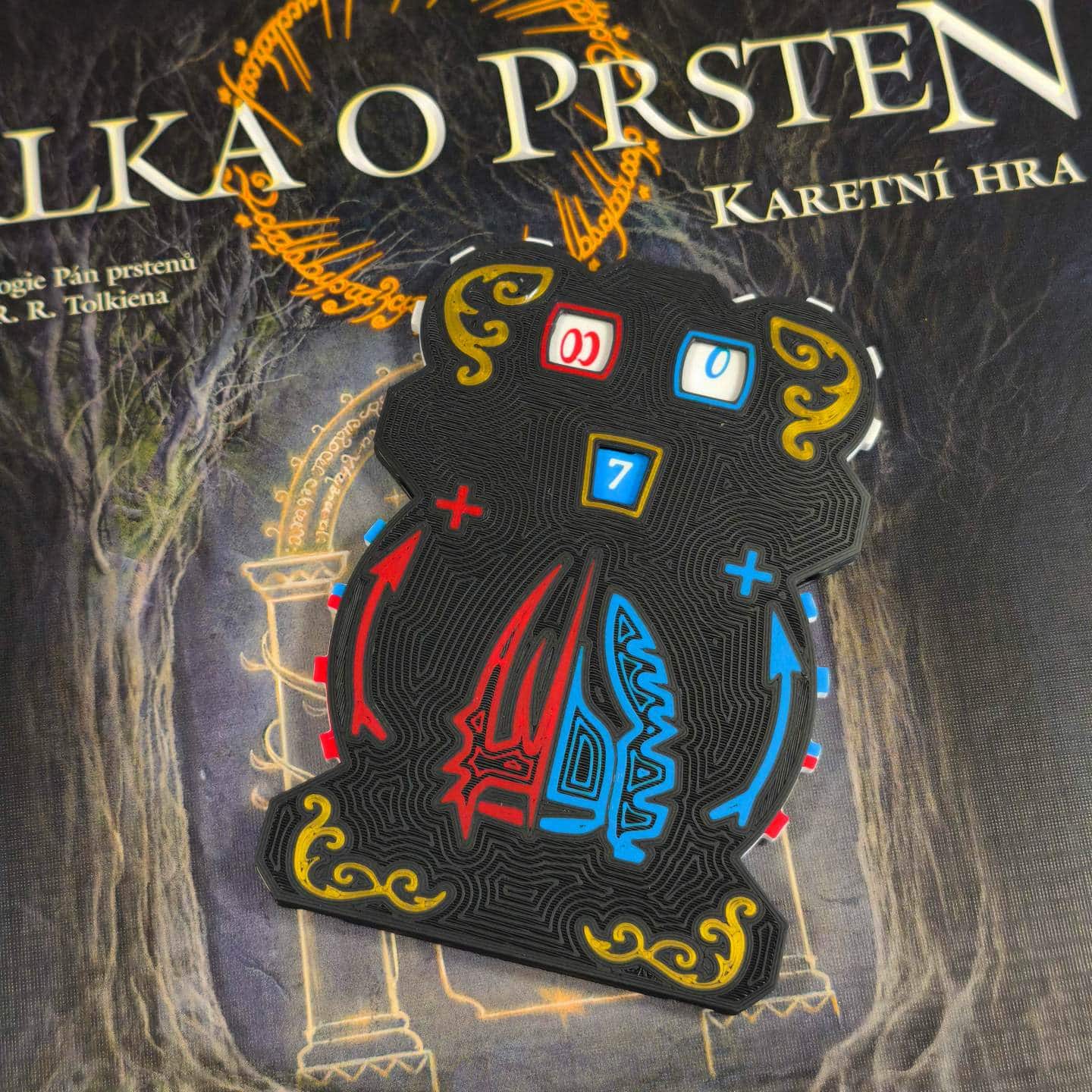 Inserty HERMAN Doplněk: Počítadlo bodů pro hru Válka o Prsten: Karetní hra