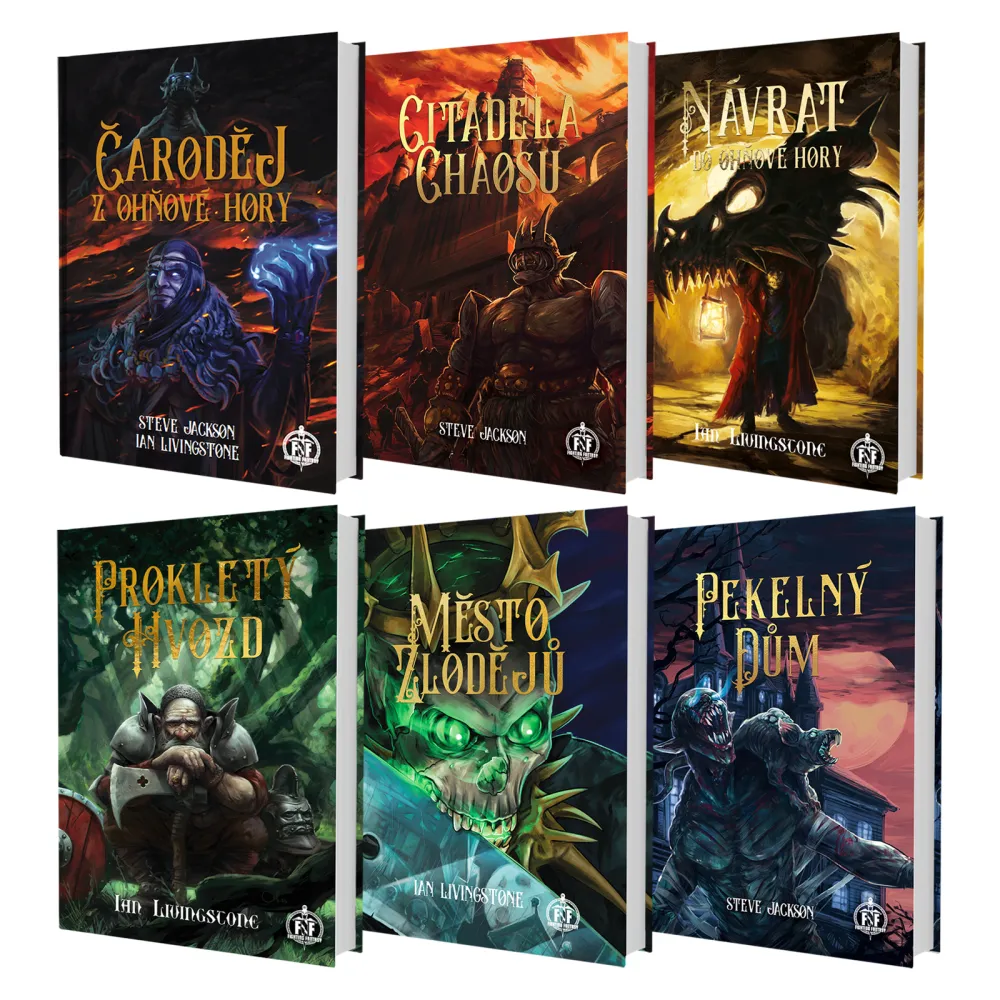 Mytago Fighting Fantasy: sada knih v pevné vazbě