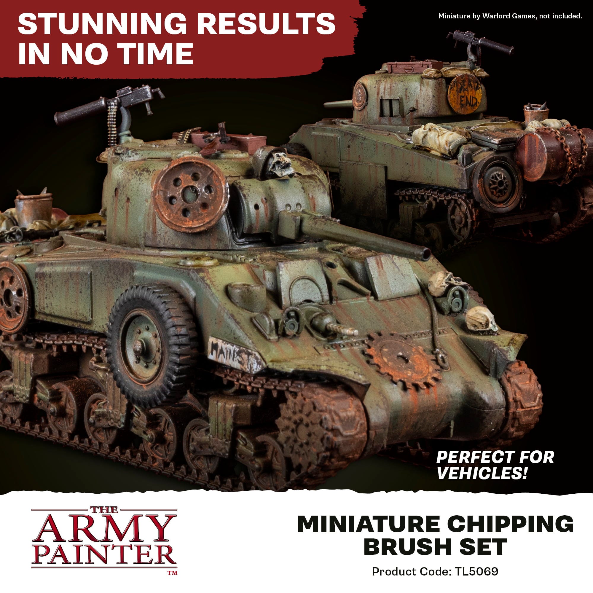 Army Painter Army Painter: Miniature Chipping Brush Set (chipping štětce) (obrázek 3)