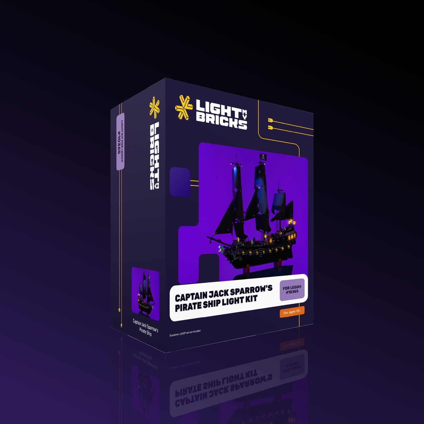 Light my Bricks Sada světel pro LEGO® Captain Jack Sparrow's Pirate Ship #10365