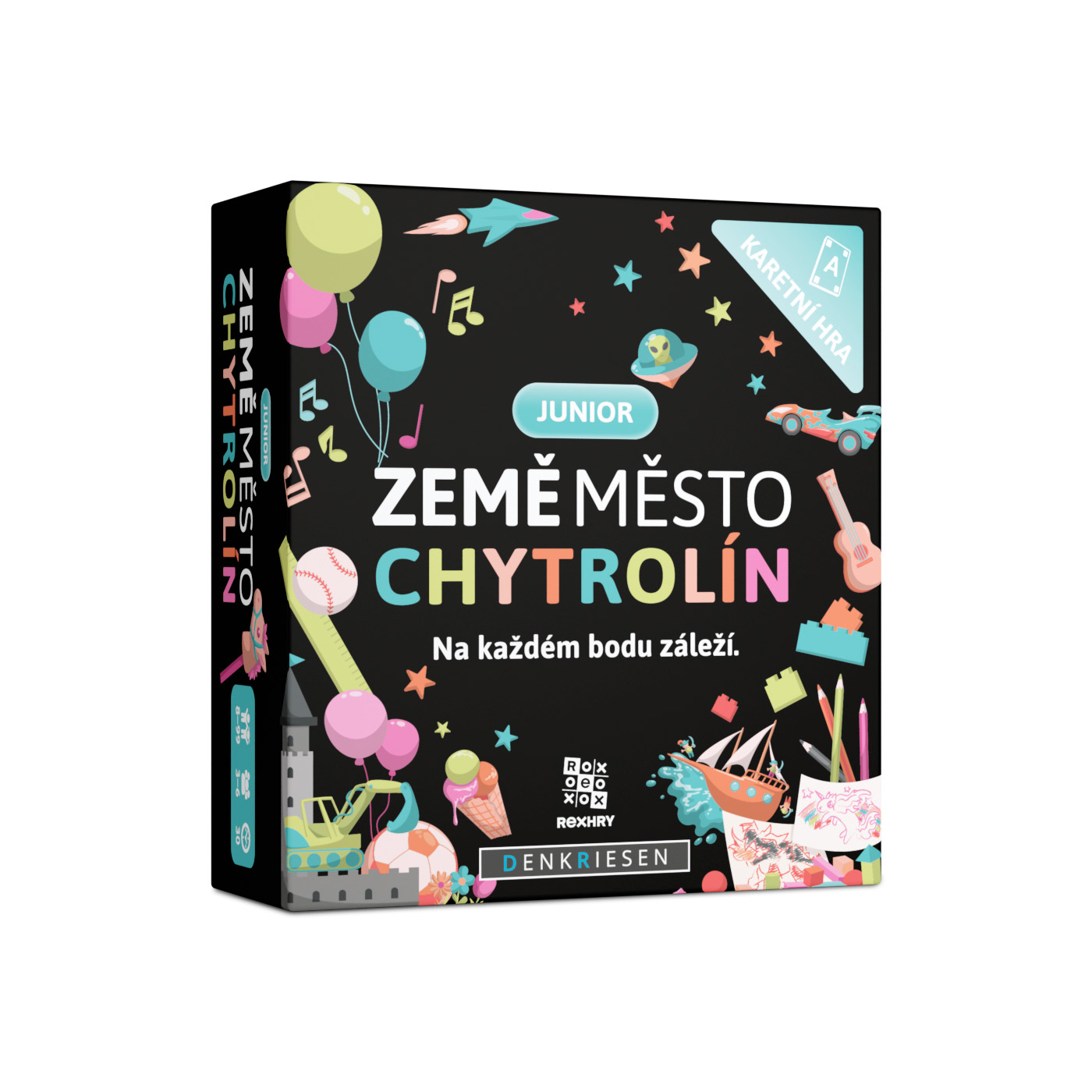REXhry Země město chytrolín: Junior - karetní hra