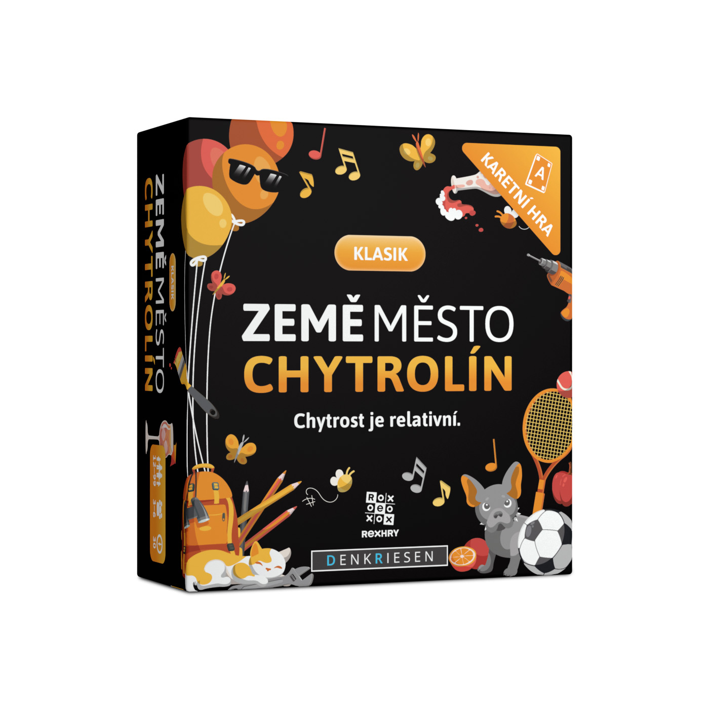 REXhry Země město chytrolín: Klasik - karetní hra