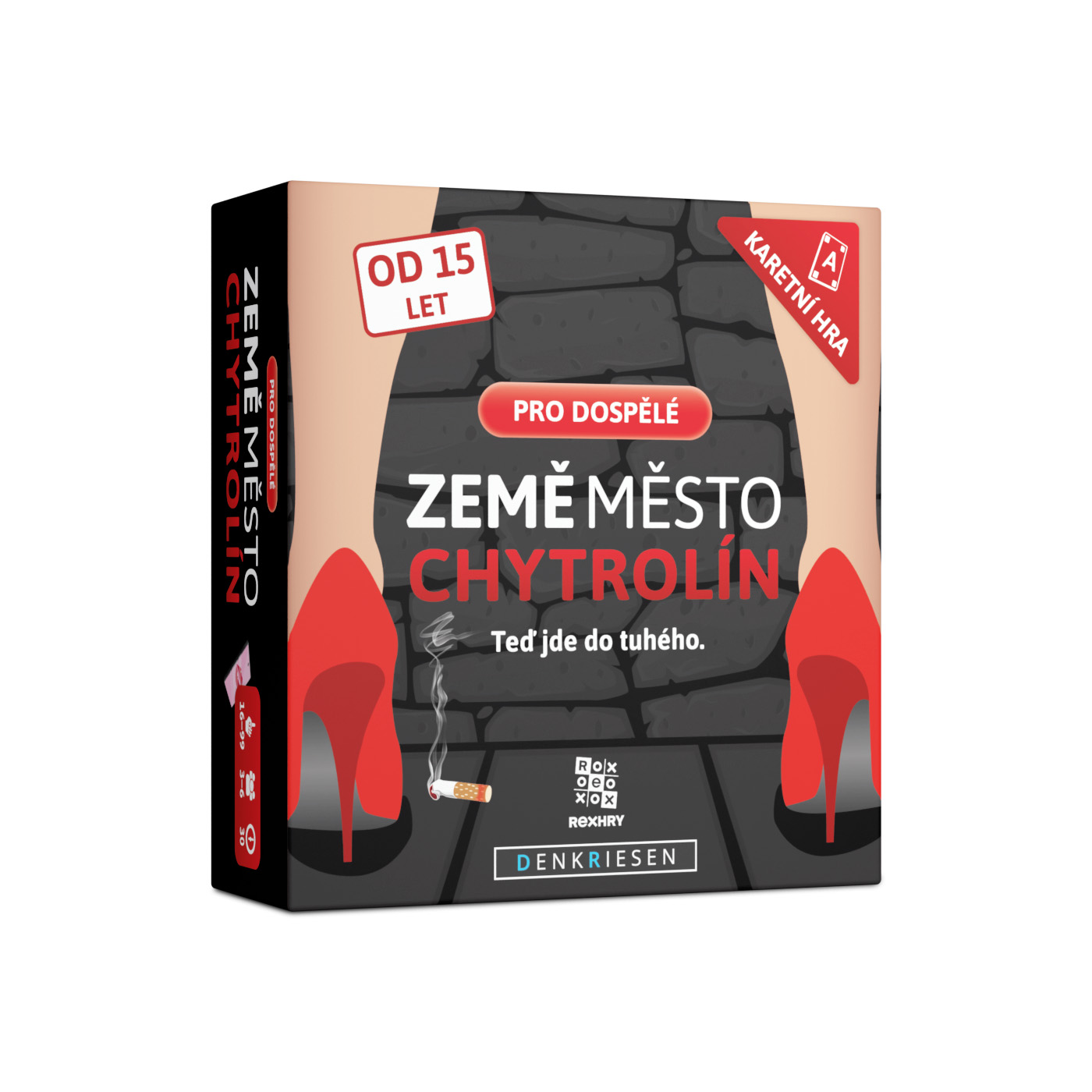 REXhry Země město chytrolín: Pro dospělé - karetní hra