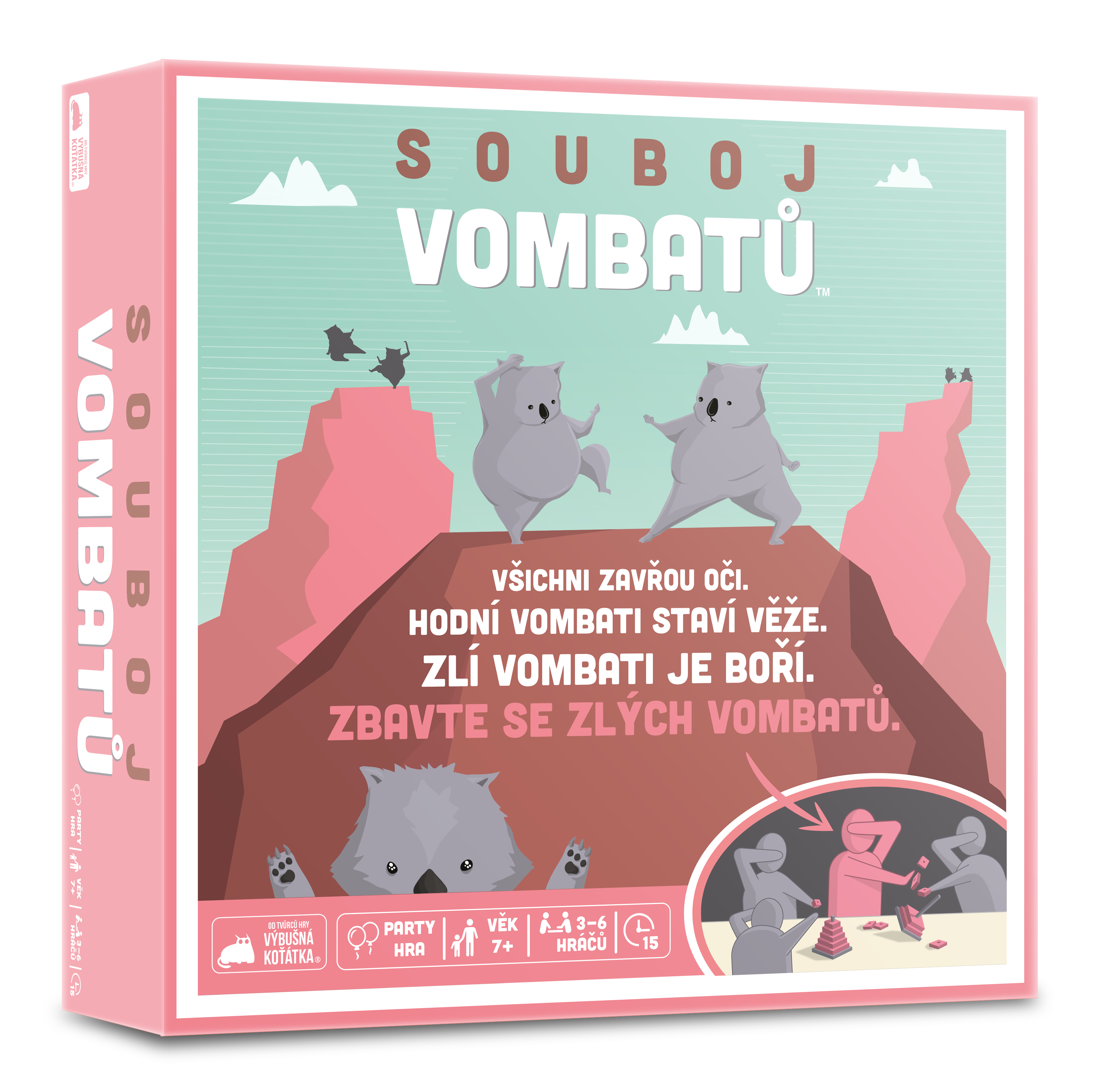 Asmodee Czech Republic Poškozené - Souboj vombatů
