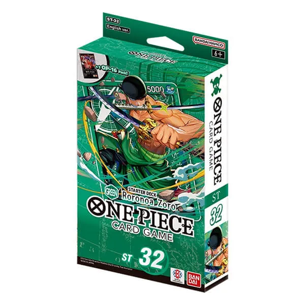 Bandai One Piece CG: ST32 Starter Deck - GREEN Roronoa Zoro