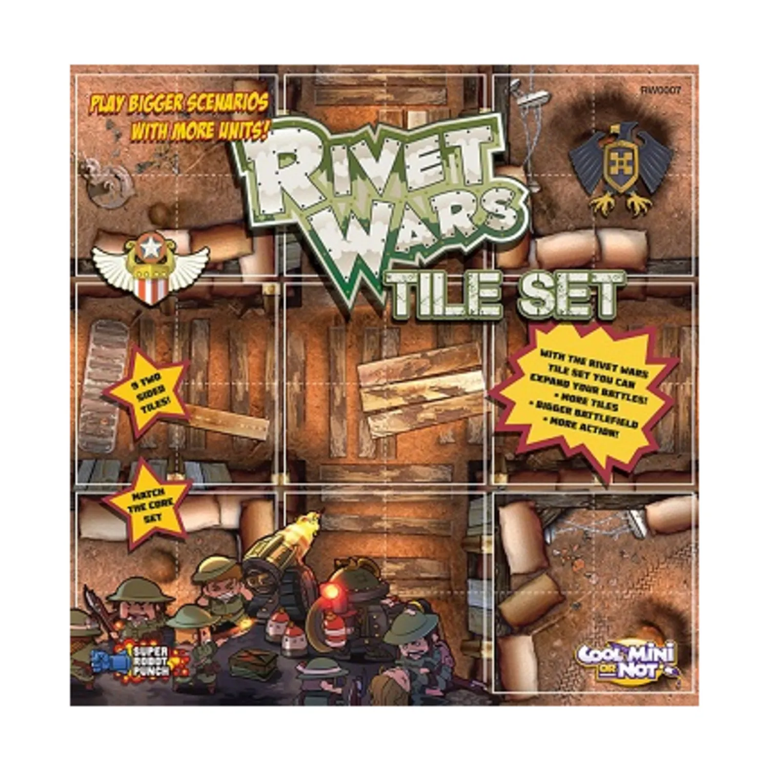 Cool Mini Or Not Rivet Wars: Tile Set