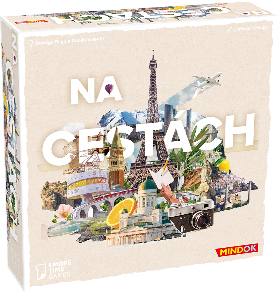 Mindok Na cestách + promo pohlednice z Vídně