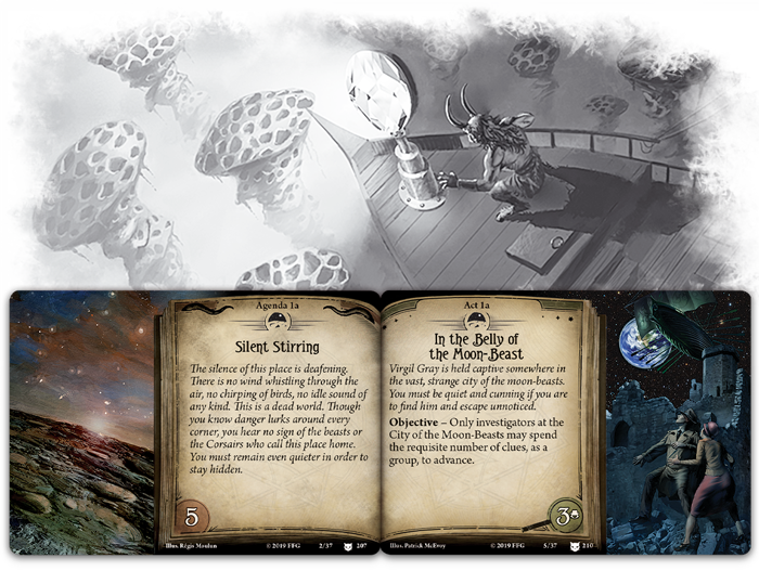 Fantasy Flight Games Arkham Horror LCG: Dark Side of the Moon Mythos Pack Obrázek