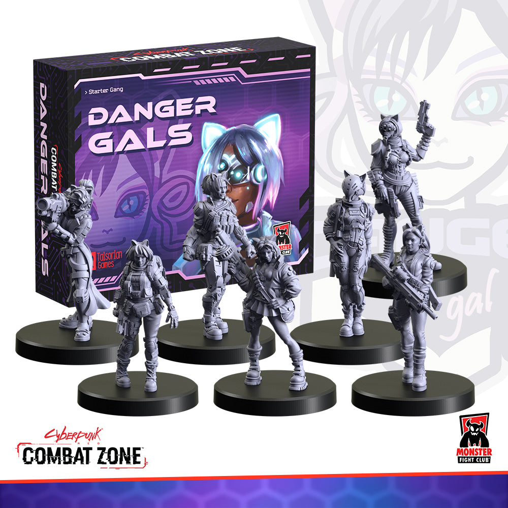 Monster Fight Club Cyberpunk Red: Combat Zone - Danger Gals Starter