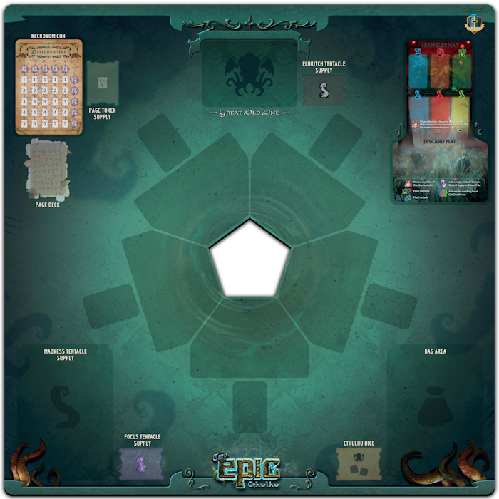 Tabletop Tycoon Tiny Epic Cthulhu: Herní podložka