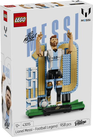 LEGO Poškozené - LEGO® Editions Football Lionel Messi – Fotbalová legenda 43015